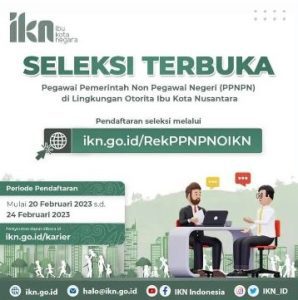 Otorita Ibu Kota Nusantara ( IKN ) Buka Lowongan Kerja PPNPN, Cek Posisi, Persyaratan dan Cara Daftar