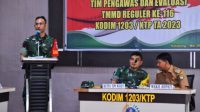 Wasev Mabes TNI Turun Cek Langsung Lokasi TMMD Reguler Ke-116 Kodim 1203/Ktp, Disambut Forkopimda Ketapang.