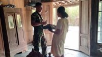 Babinsa Girimargo Peduli Warga Kurang Mampu, Berikan Bantuan Sembako
