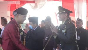 Danrem 074/Wrt Solo Dampingi Gubernur Jawa Tengah Resmikan Alun-alun Pancasila di Cepogo