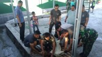 Wujud Rasa Syukur Hari Raya Idhul Adha, Kodim 0724/Boyolali Sembelih Hewan Kurban