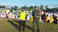 Koramil/02 Nguter Sukoharjo Bersinergi Amanan Sholat Idul Adha