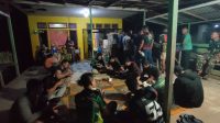 Warga dan Satgas TMMD Reg Ke-116, Kodim 1203/Ktp, Bahagia Bersama Hadiri Undangan Acara Warga