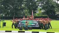 Aksi Tim Gultor Warnai Apel Luar Biasa Sertijab Pangdam I/BB