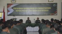 Penyuluhan Hukum dari Tim Korem 074/Warastratama Di Kodim Boyolali