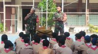 Koramil Serengan Sosialisasi Ideologi Pancasila Di SMPN 22 Surakarta