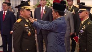 Presiden RI Joko Widodo Lantik Maruli Simanjuntak Jadi KSAD