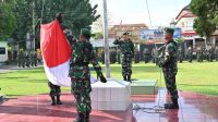 Upacara Bendera Hari Kesadaran Nasional Kodim 0726/Sukoharjo, Prajurit TNI Tetap Jaga Netralitas