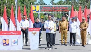 Presiden Jokowi Resmikan Instruksi Jalan Daerah Di Sulawesi Utara Dengan Anggaran Rp183 Miliar