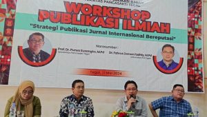 Implementasi Kampus Unggul, UPT IPI UPS Tegal Gelar Workshop Publikasi Ilmiah