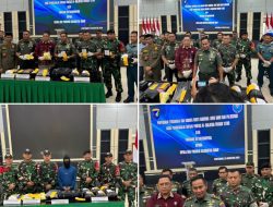 Satgas Pamtas Yonkav 12/BC Kembali Gagalkan Penyelundupan Narkoba